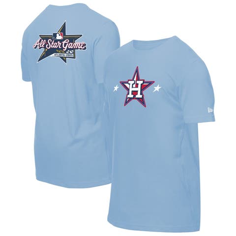 Men's New Era Light Blue Houston Astros 2025 MLB All-Star Game Workout T-Shirt
