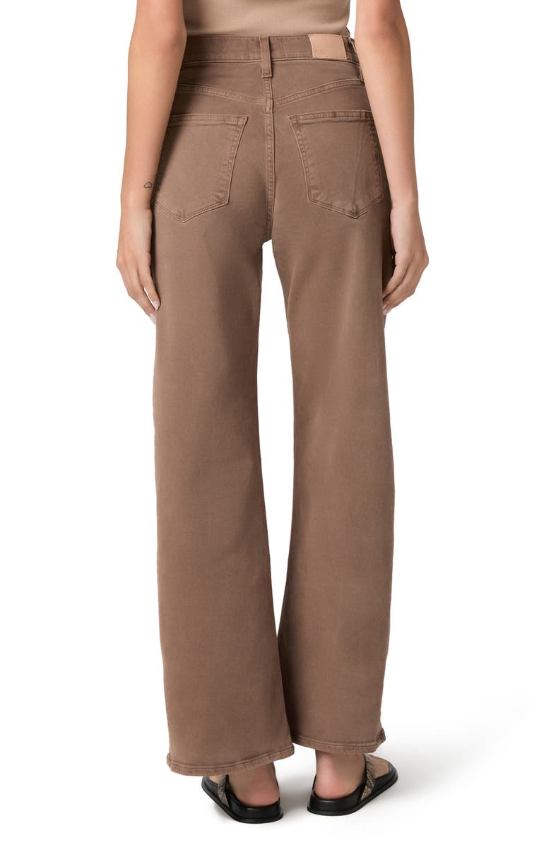 PAIGE Arellia Skimmer High Waist Barrel Leg Jeans, Alternate, color, Canewood