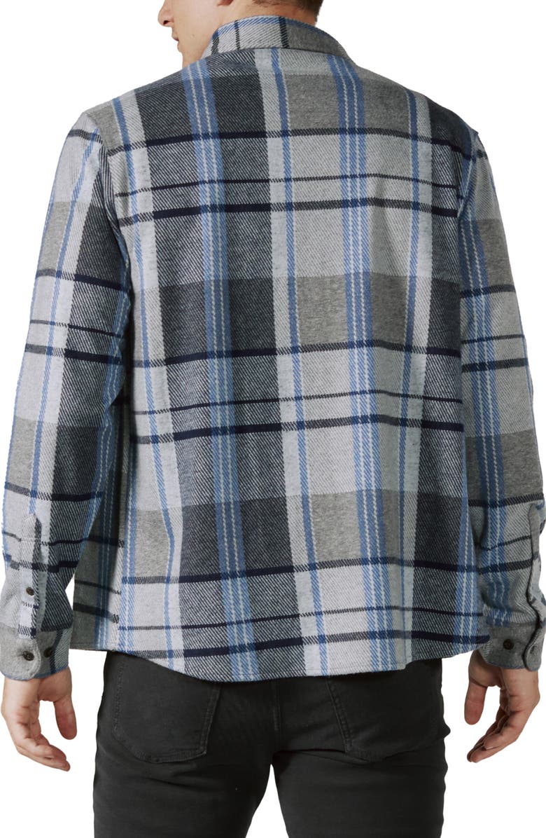 7 Diamonds Generation Plaid Stretch Twill Button-Up Shirt, Alternate, color, 