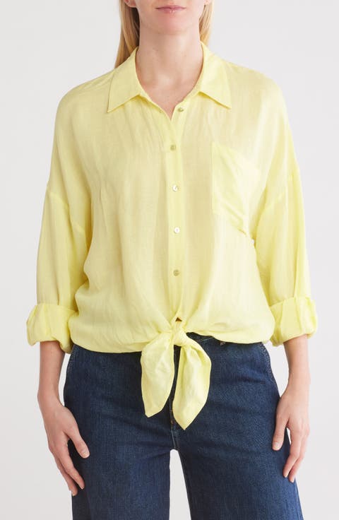 Talitha Tie Button-Up Shirt