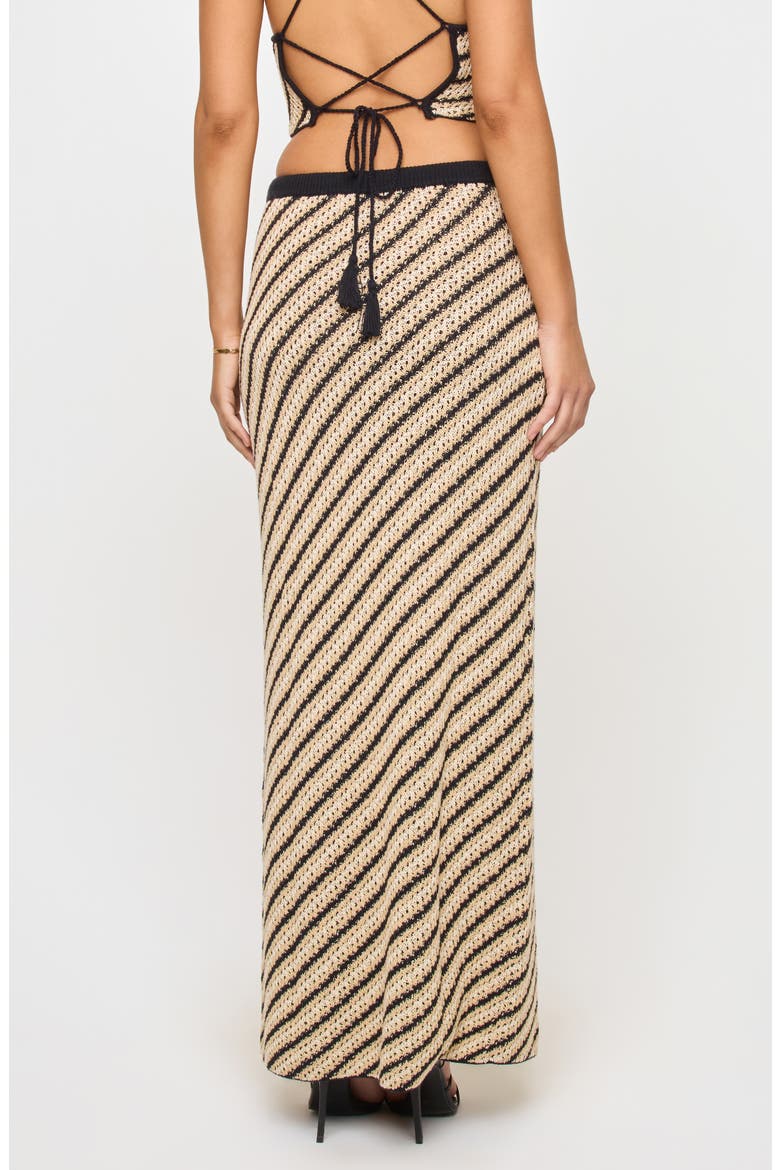 La Bianca Open Stitch Cotton Cover-Up Skirt, Alternate, color, TIP THE SCALES
