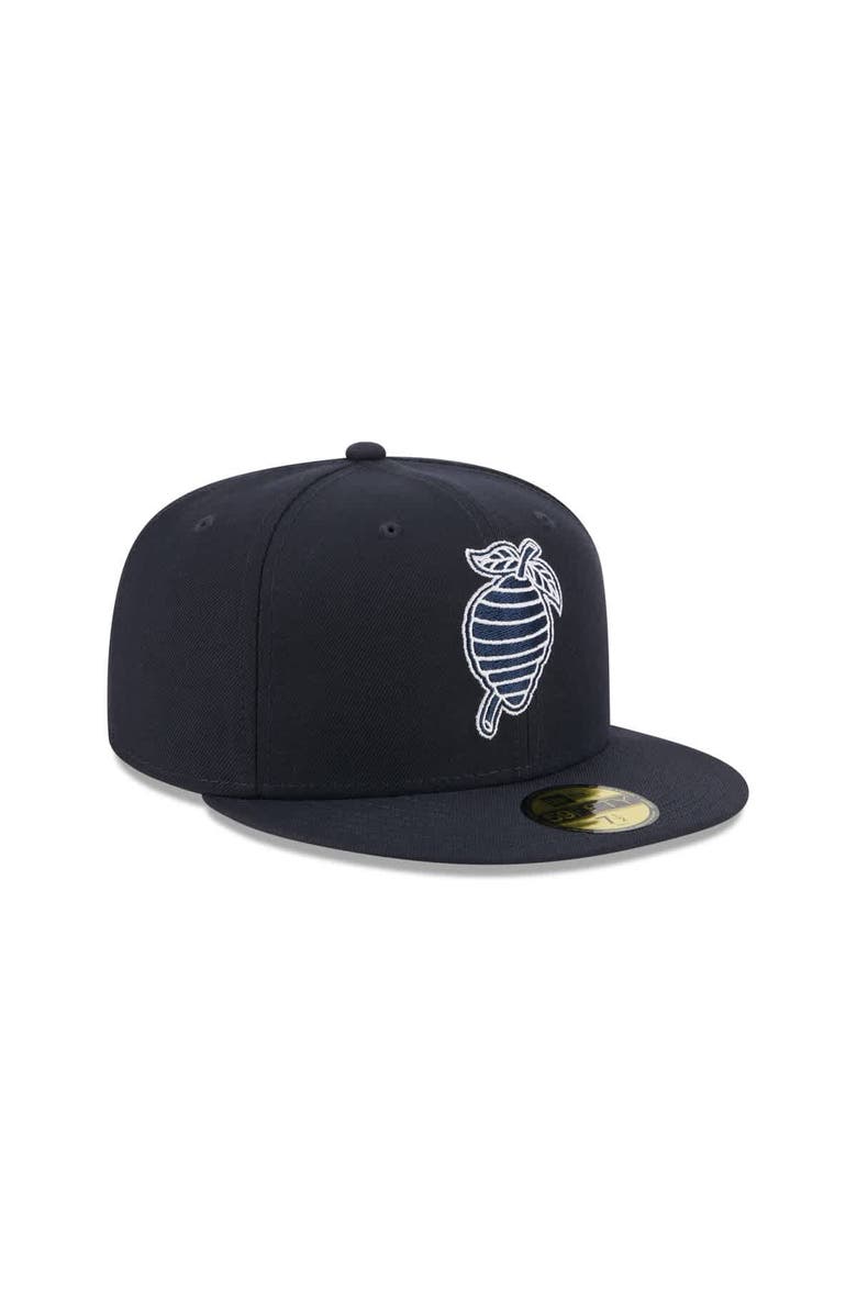 New Era Men's New Era  Navy Charlotte Knights Theme Nights 59FIFTY Fitted Hat, Alternate, color, 