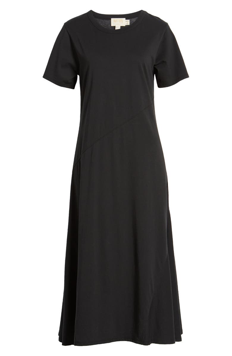 Nation LTD Eileen Organic Cotton Maxi T-Shirt Dress, Alternate, color, 