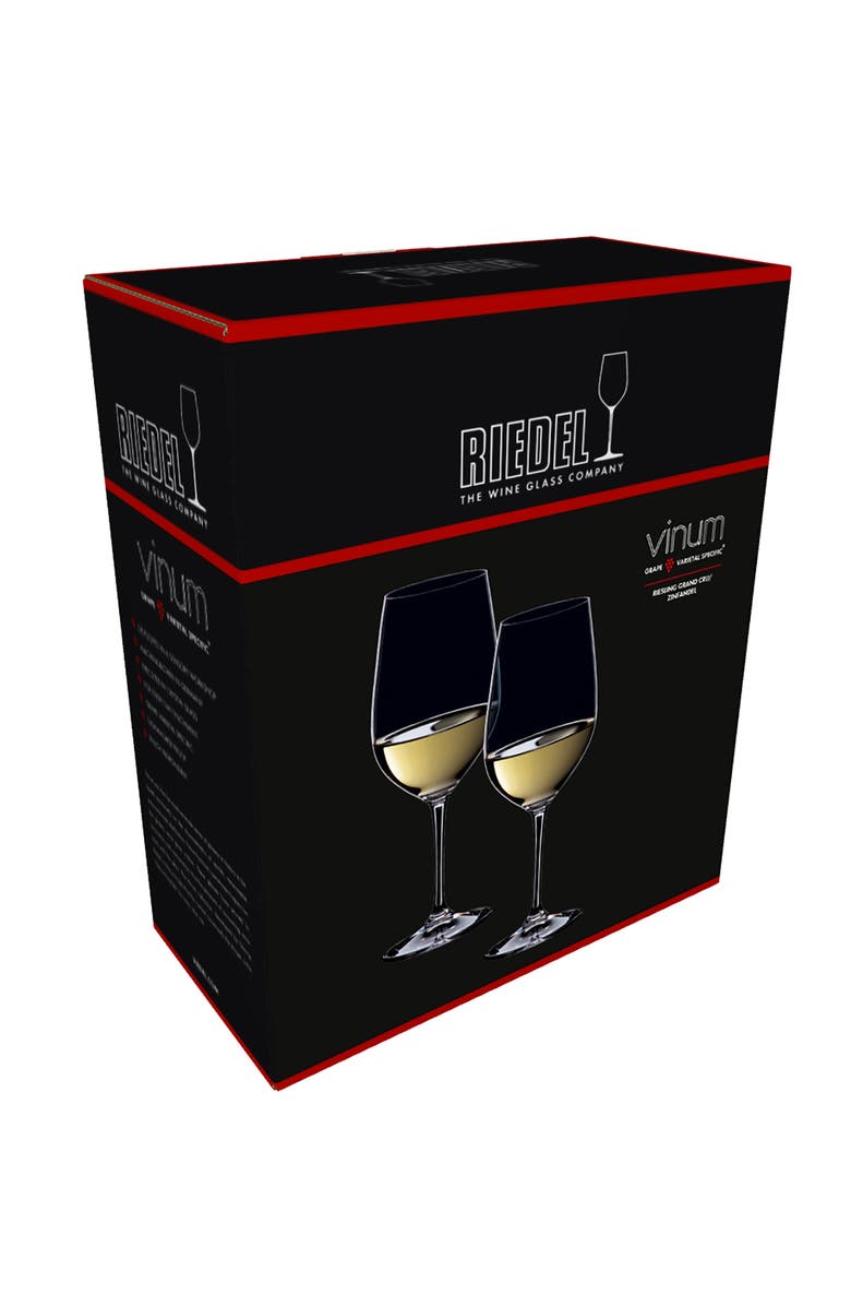 Riedel Vinum Riesling Grand Cru/Zinfandel Wine Glass, Set of 2, Alternate, color, Clear