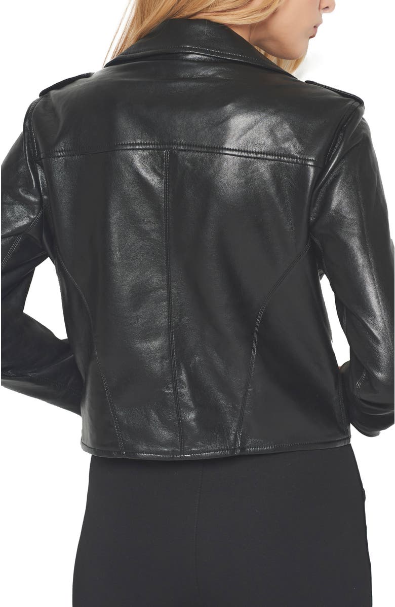 AS by DF Cult Recycled Leather Jacket, Alternate, color, Black