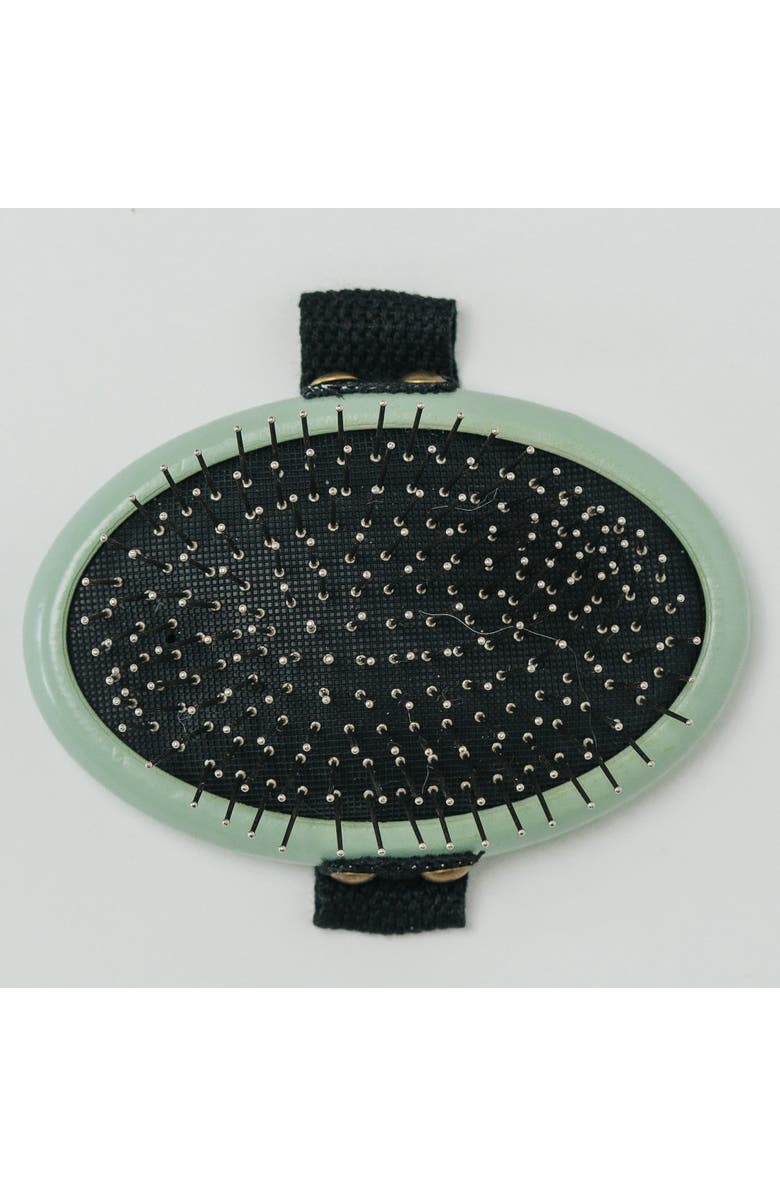 Dexypaws Pet Grooming Palm Brush, Sage Green, Dog & Cat Grooming Tool, Alternate, color, Green