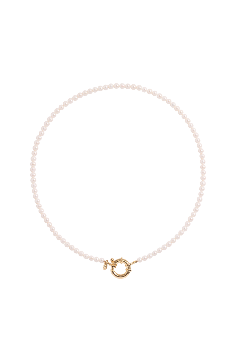 Aurate New York Pearl Aura Beaded Necklace, Alternate, color, Pearl