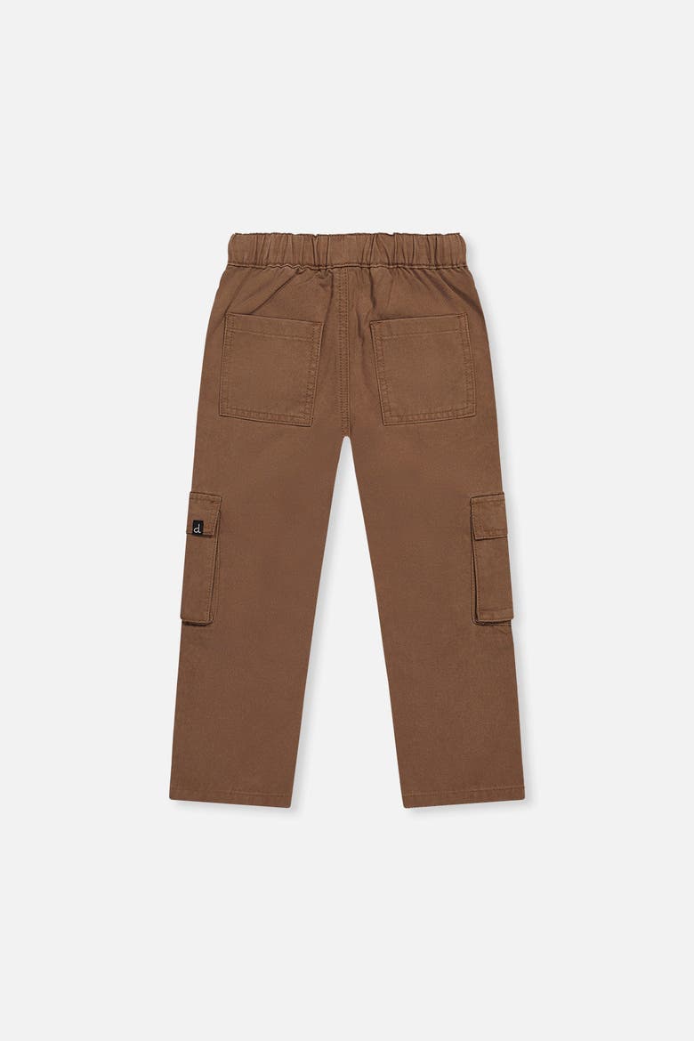 Straight Leg Twill Pants with Multiple Cargo Pockets, Alternate, color, Neutral Brown