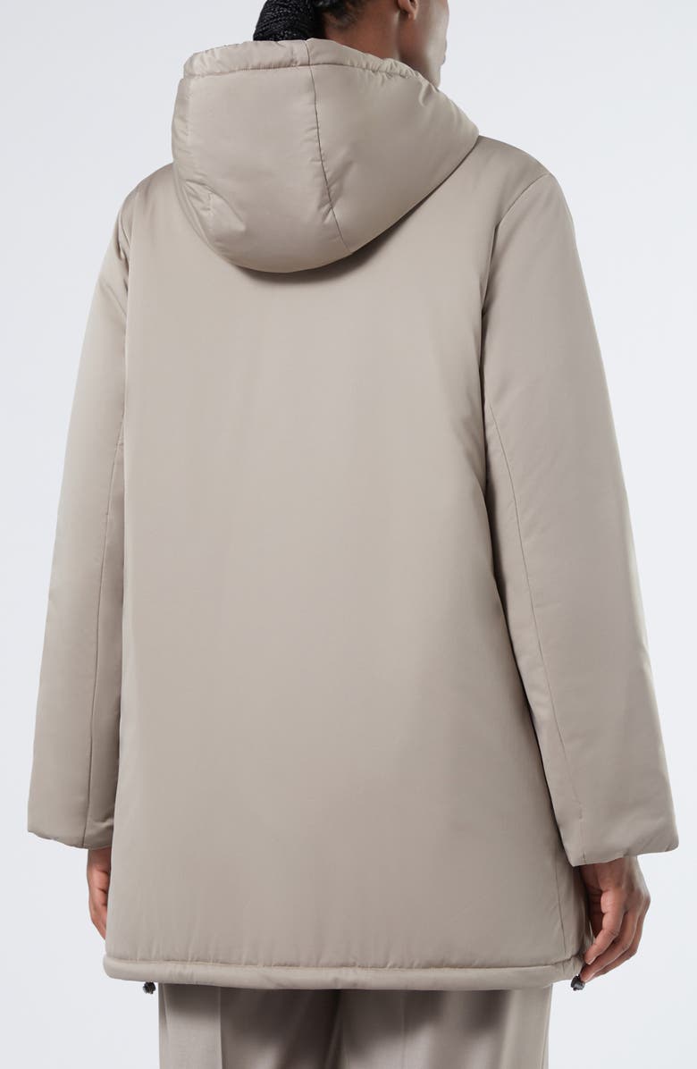 Marina Rinaldi Zuara Reversible Faux Fur Coat, Alternate, color, Beige