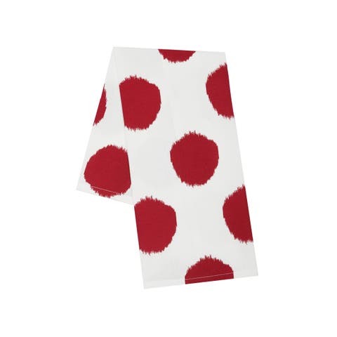 Ruby Dot Printed Kitchen Towel