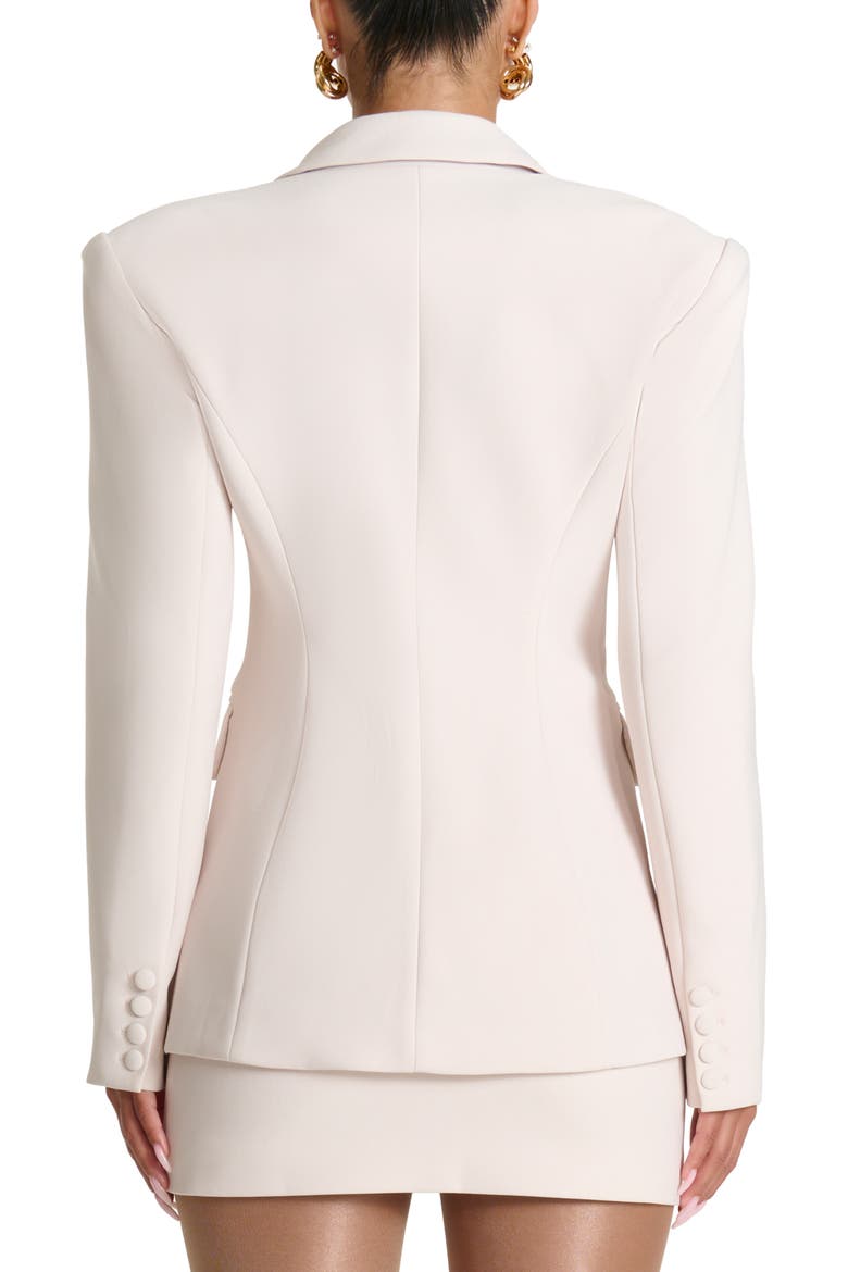 Fitted Blazer, Alternate, color, BONE