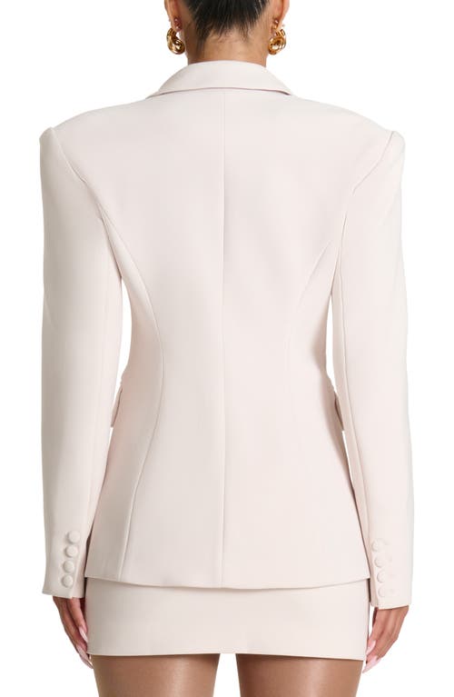 Naked Wardrobe Fitted Blazer In Brown