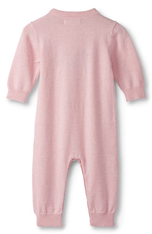 Hatley Sweet Lamb Sweater Romper In Pink