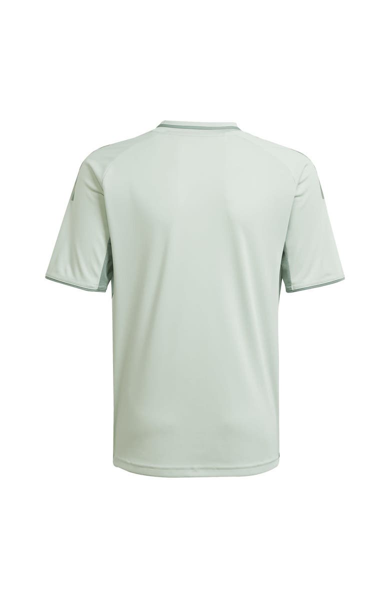 adidas Youth adidas Light Green D.C. United 2025 One Planet Pre-Match Top, Alternate, color, 