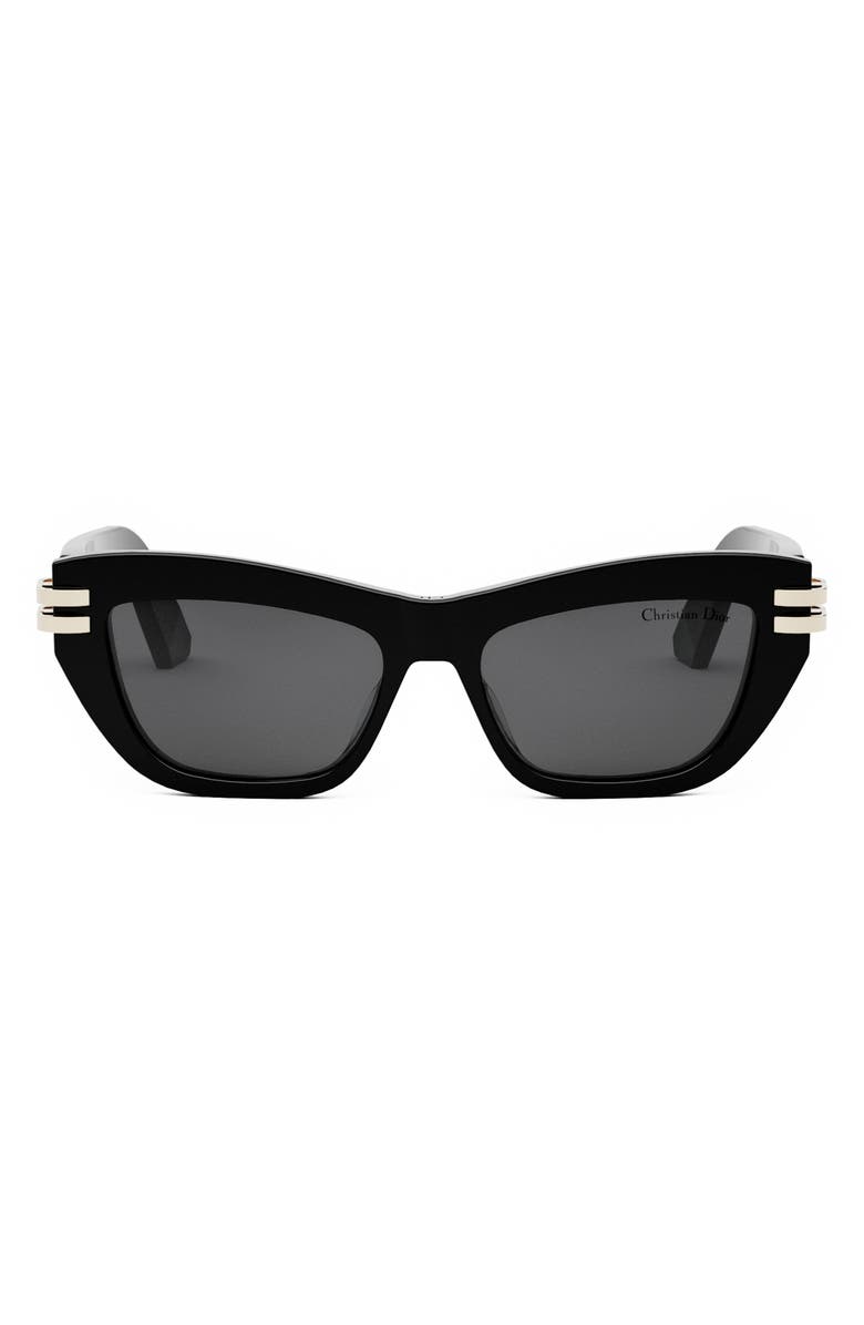 DIOR CDior B2U 52mm Butterfly Sunglasses, Main, color, 