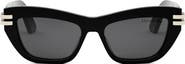 DIOR CDior B2U 52mm Butterfly Sunglasses
