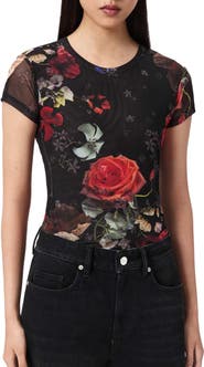 AllSaints Ellie Mesh T-Shirt