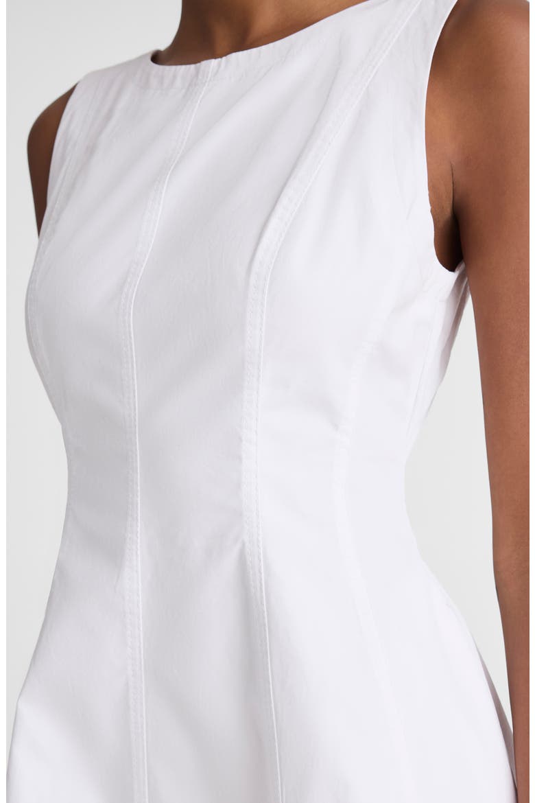 The Rylee Cotton Minidress, Alternate, color, WHITE