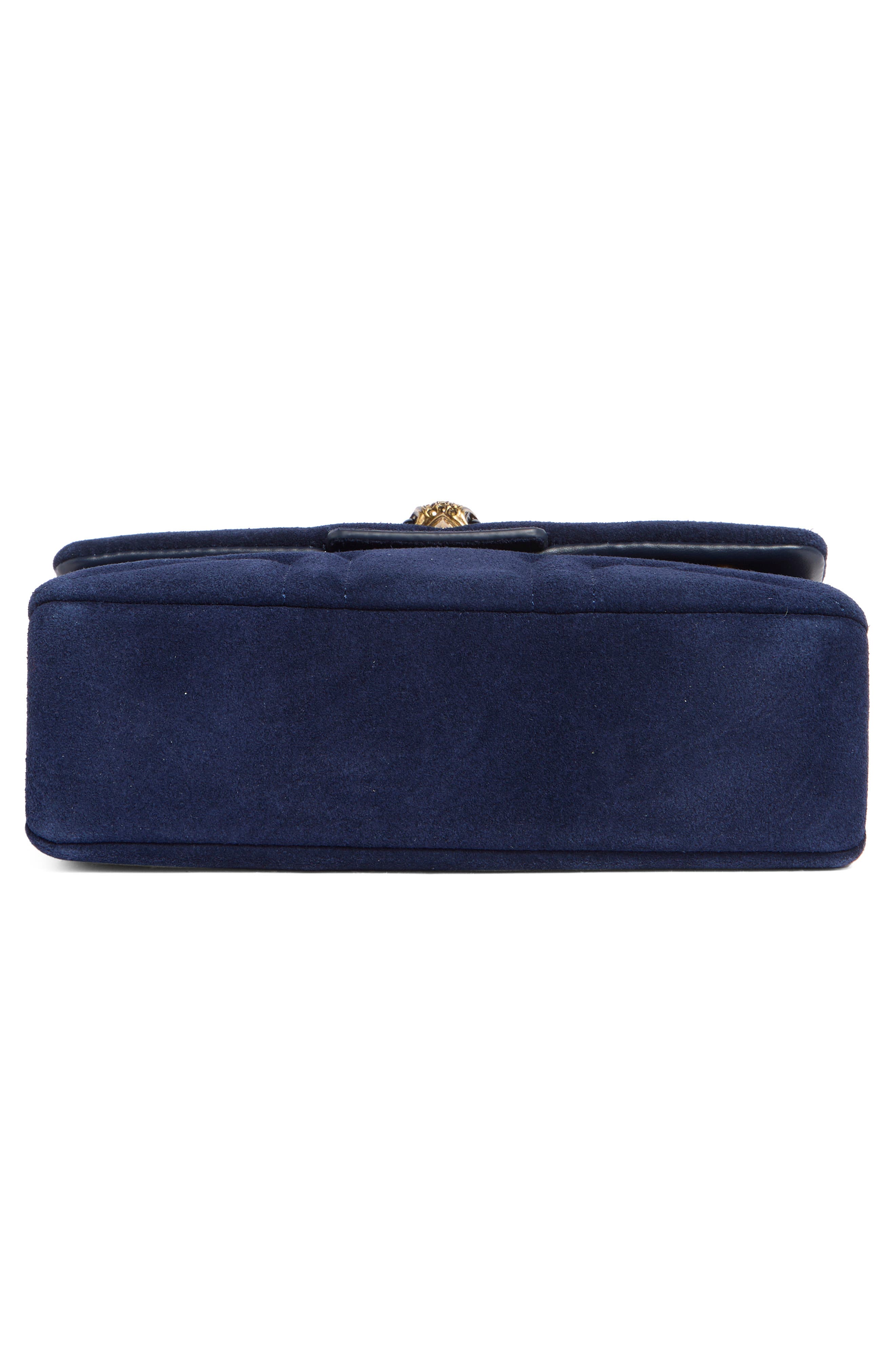 Kurt Geiger London Mini Kensington Convertible Leather Crossbody Bag, Alternate, color, Navy