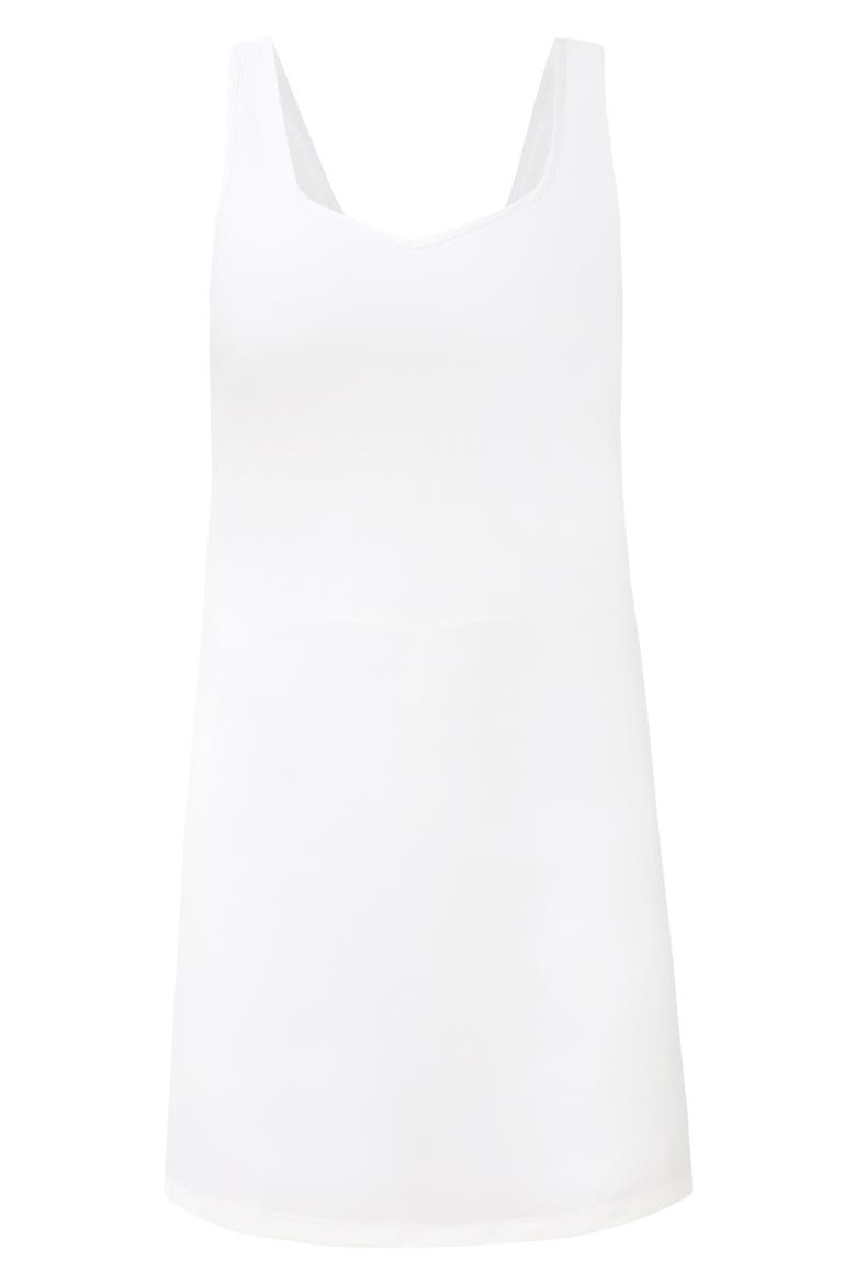 Sweetheart Tennis Dress, Main, color, WHITE