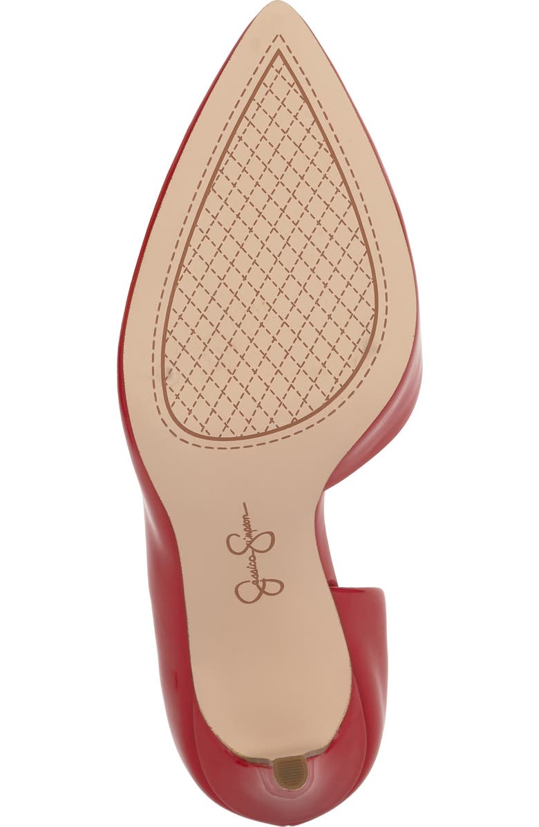 Jessica Simpson Prizma Half-d'Orsay Pump, Alternate, color, Red Muse
