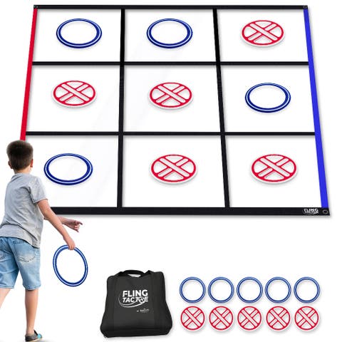 Fling Tac Toe (9ft x 9ft) Giant Tic Tac Toe Game