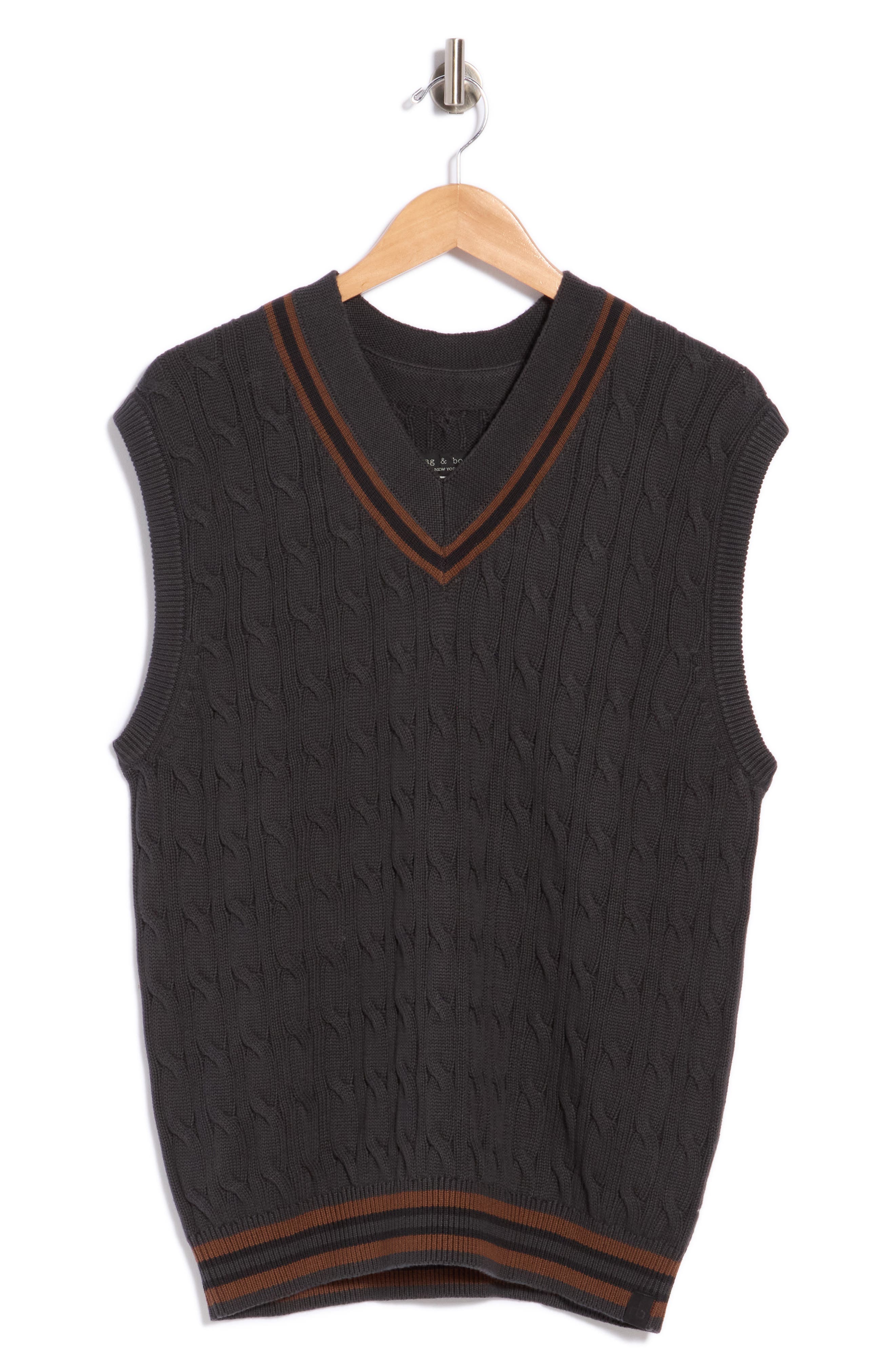 Tristan Cable Knit Sweater Vest