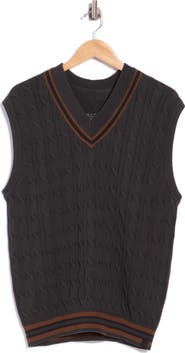rag & bone Tristan Cable Knit Sweater Vest