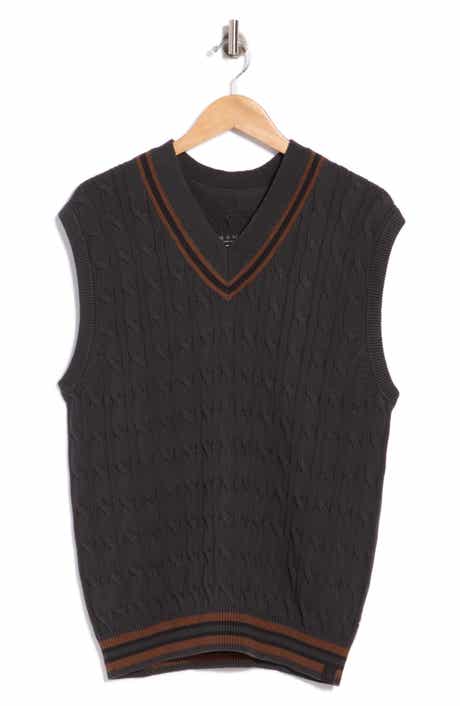 Tristan Cable Knit Sweater Vest