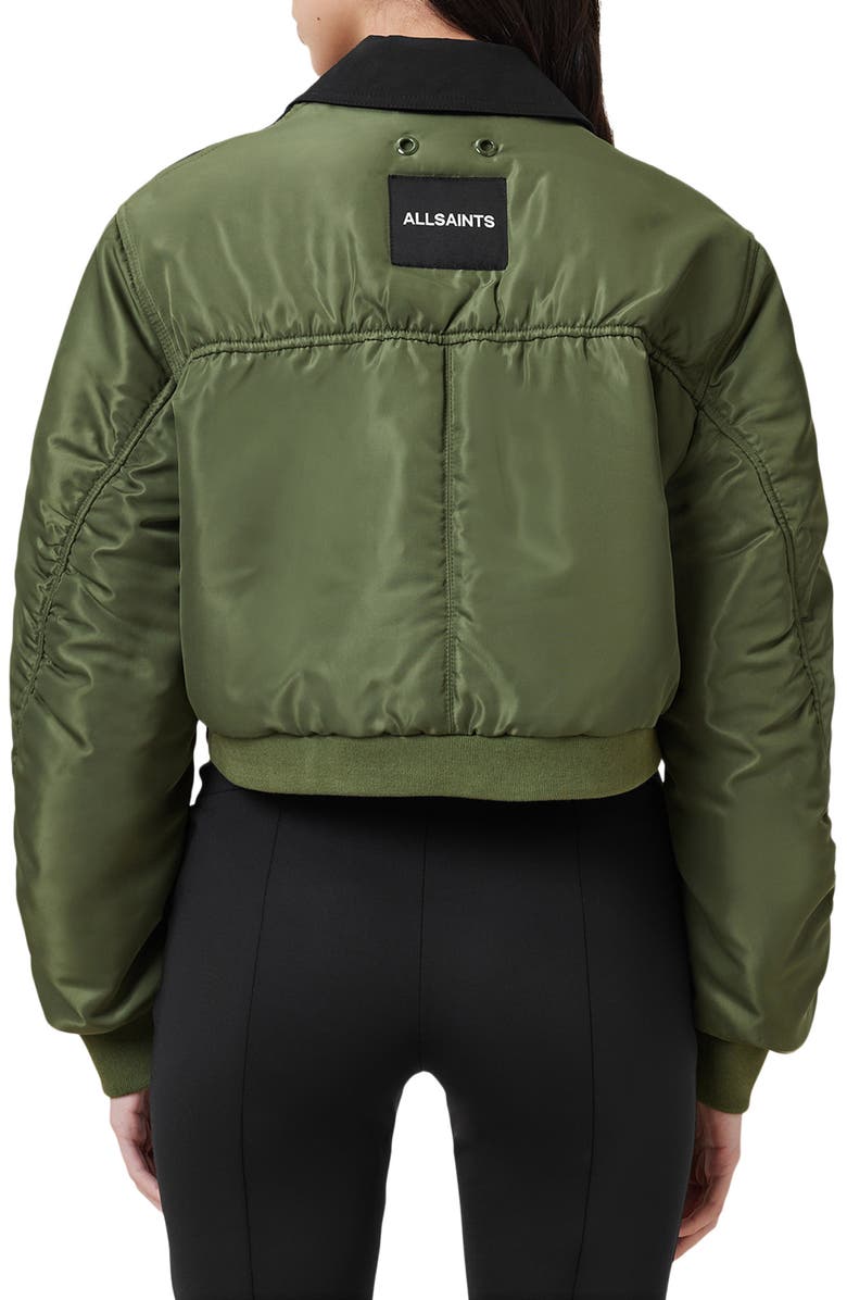 AllSaints Penni 2-In-1 Trench Bomber, Alternate, color, 