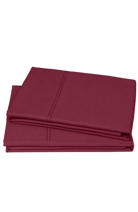 Set of 2 Pillowcases - Hotel Luxe 800 Thread Count 100% Cotton Sateen