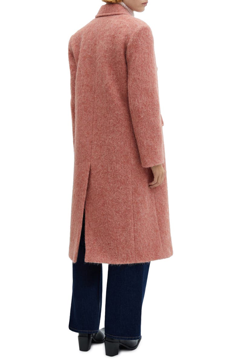 MANGO Double Breasted Coat, Alternate, color,