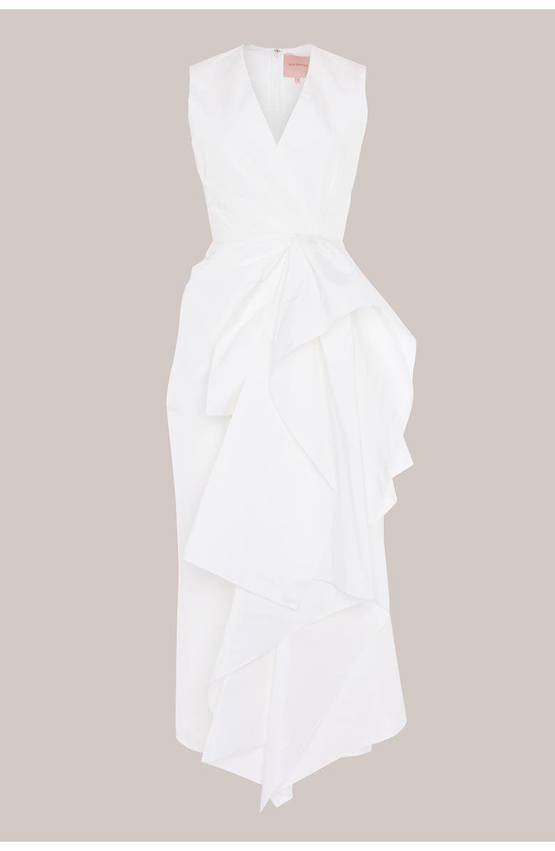 Roksanda Esra Taffeta Bridal Dress, Alternate, color, Ivory