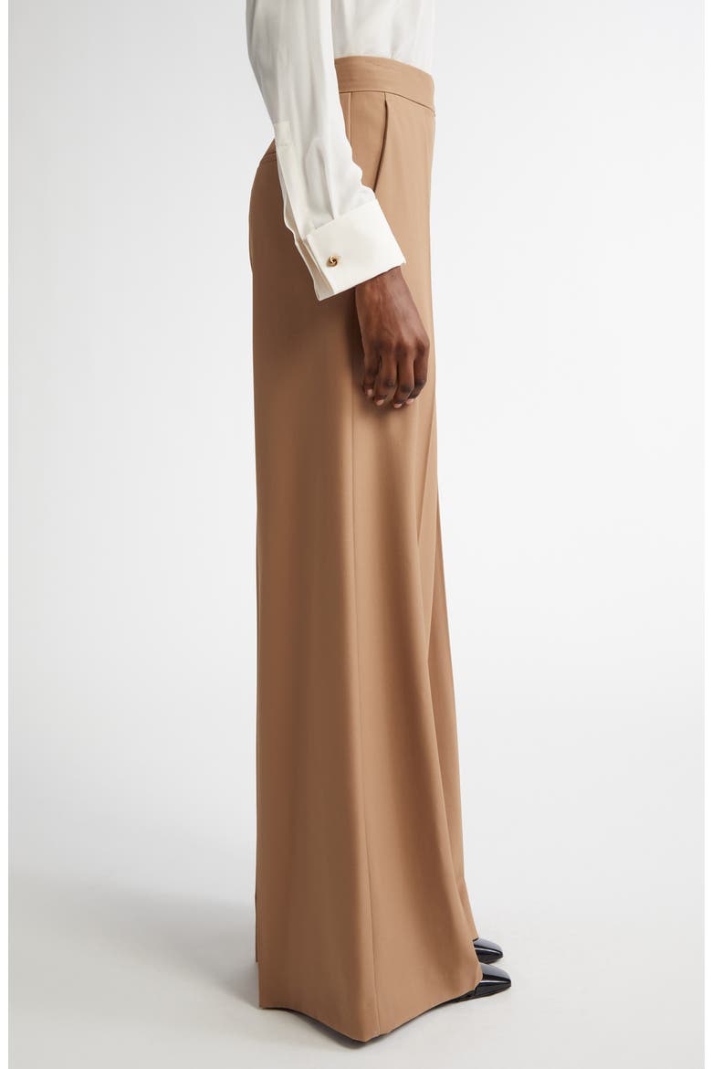 Ninfa Virgin Wool Ultra Wide Leg Pants, Alternate, color, CAMEL