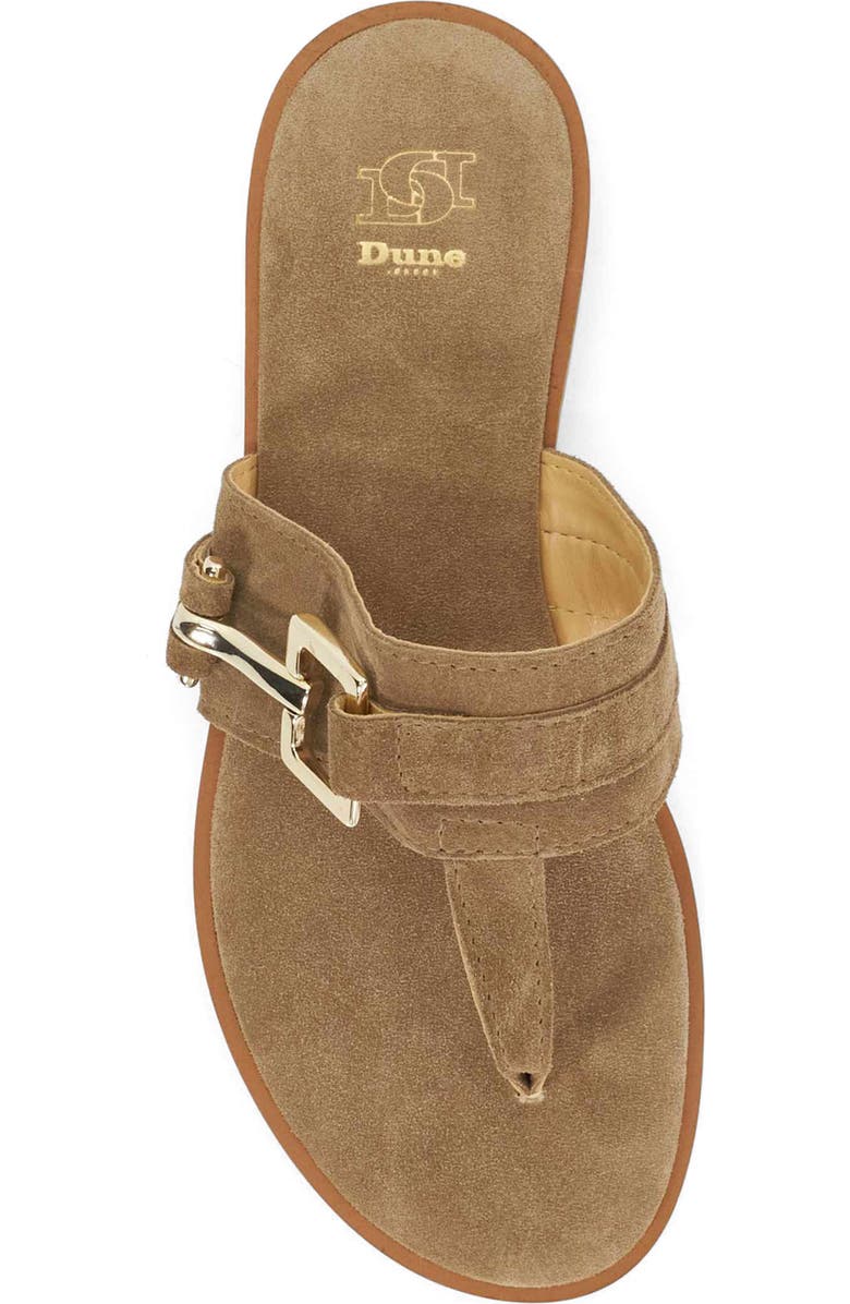 Dune London Lotica Flip Flop, Alternate, color, Taupe