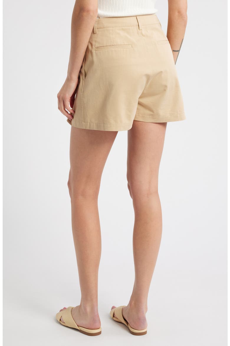 The Oceane High Waist Shorts, Alternate, color, KHAKI