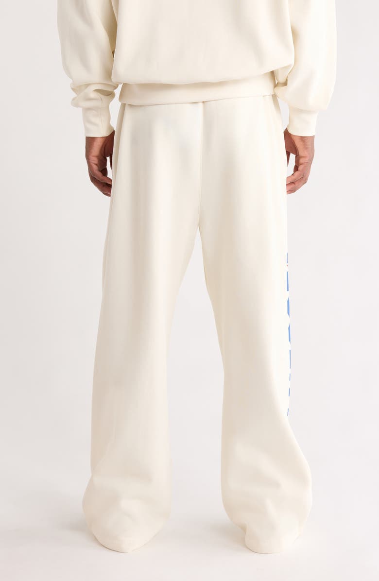 Fear of God Essentials x NBA Lounge Fleece Sweatpants, Alternate, color, Cream White