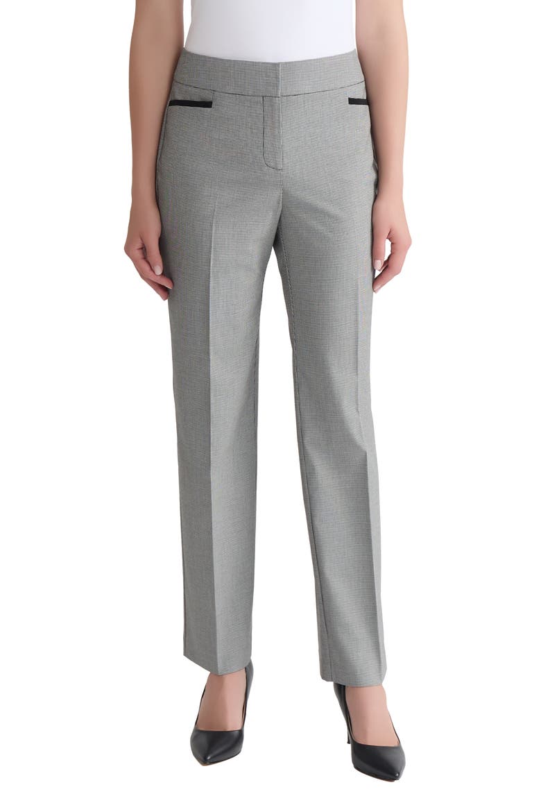 Slim Fit Pants, Main, color, BLACK/ VANILLA ICE