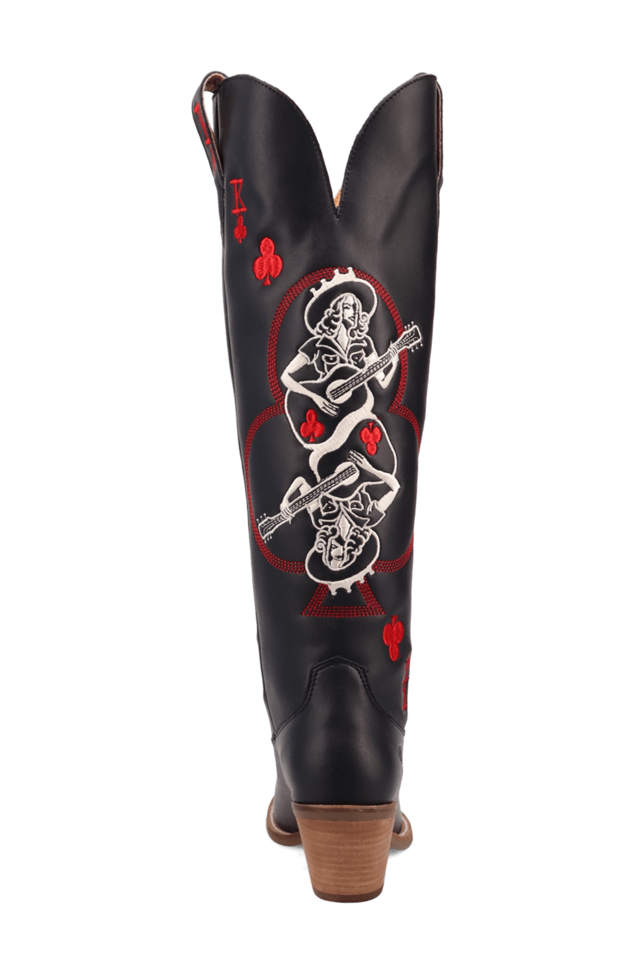 King of Clubs Western Boot, Alternate, color, BLACK