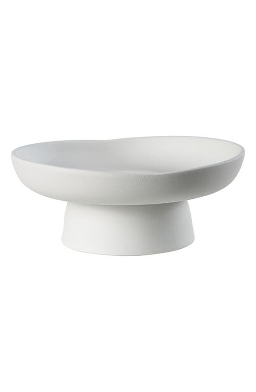 Renwil Malabo Footed Ceramic Bowl In White
