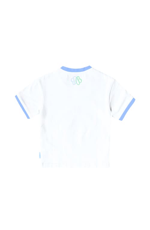 Bits & Bows Birthday Boys' Crewneck T-shirt - Little Kid, Big Kid In White