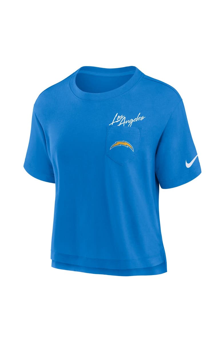 Nike Women's Nike  Powder Blue Los Angeles Chargers Performance Pocket T-Shirt, Alternate, color, 