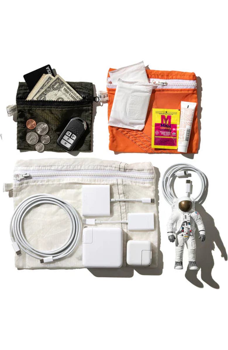 PUEBCO Vintage Parachute Light Pouch, Alternate, color, White