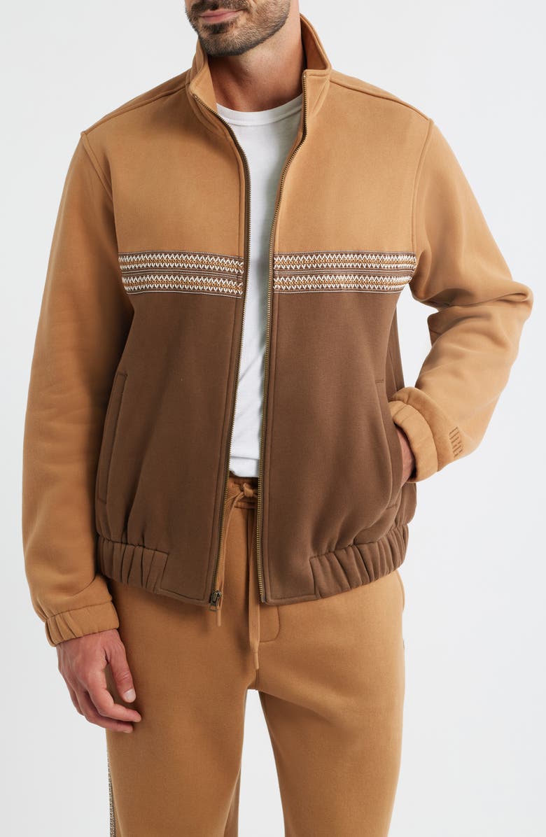 UGG<sup>®</sup> Tasman Track Jacket, Main, color, Chestnut