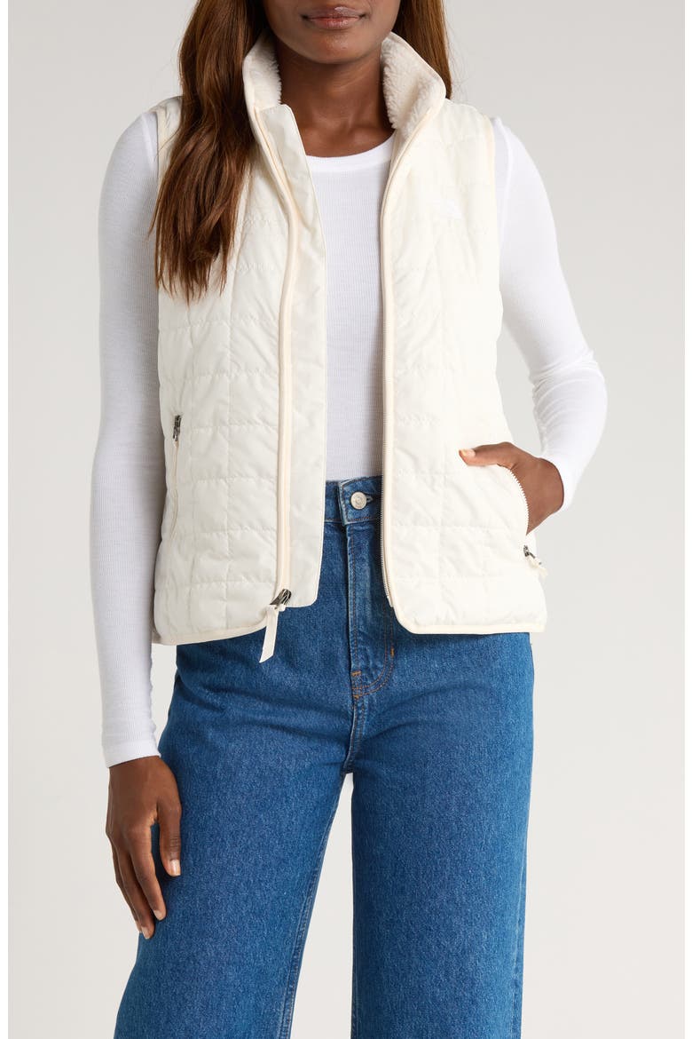 Junction Quilted Heatseeker Eco Vest, Main, color, WHITE DUNE