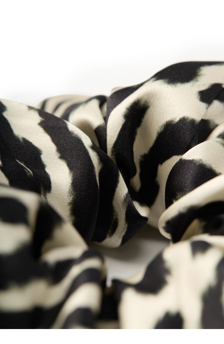 OLAH Zyra Silk Scrunchie, Alternate, color, Black