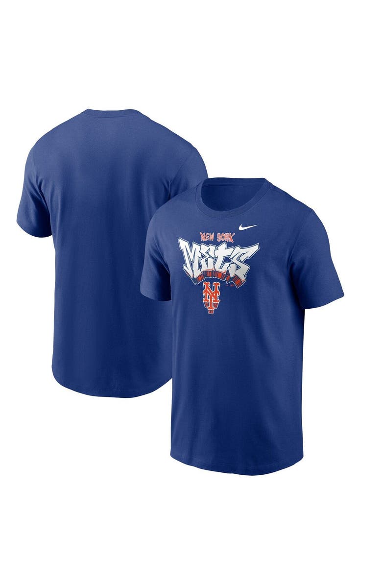 Nike Men's Nike Royal New York Mets Graffiti Hometown T-Shirt, Main, color, Royal