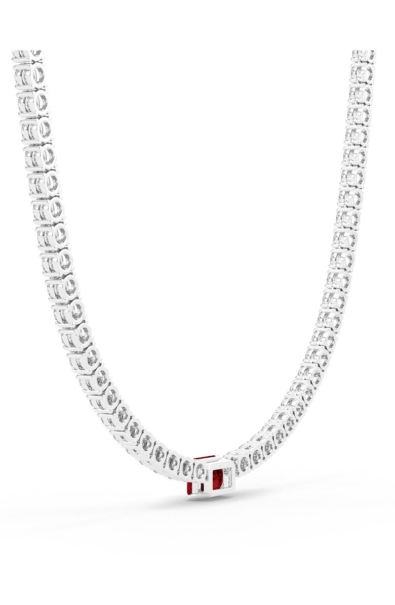 HauteCarat Birthstone Necklace, Alternate, color, 18K White Gold