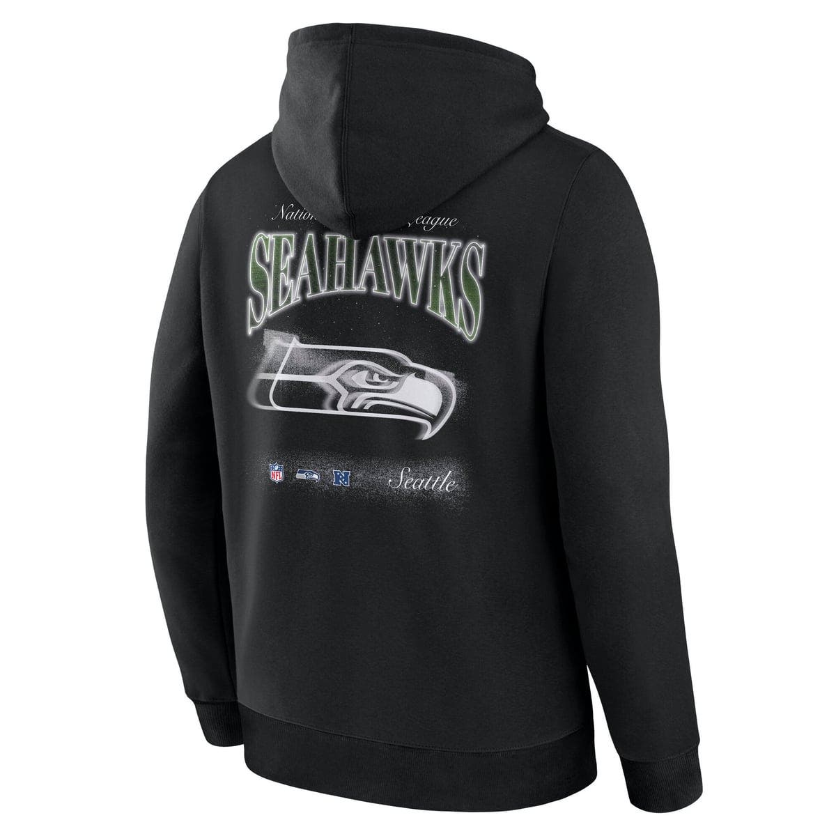 FANATICS Men's Fanatics Black Seattle Seahawks Nightfall Long Sleeve ...