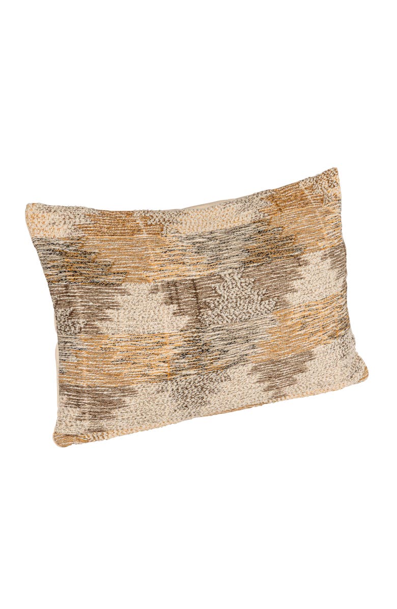 Storied Home Kilim Craft Lumbar Pillow, Main, color, Beige